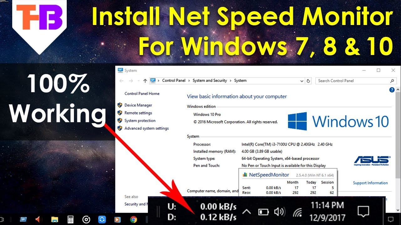 net speed monitor 64 bit